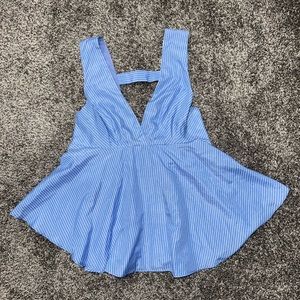 Forever21 Woman’s Sleeveless Pinstripe Top